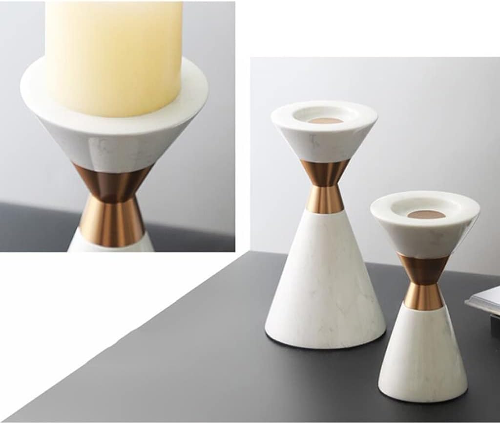Elegant Marble Candlestick Holder