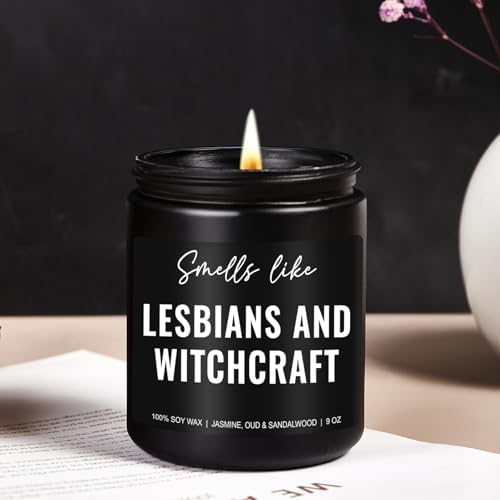 Lesbians and Witchcraft Candle - Funny Gift for Women