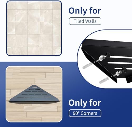 TopClass1 Corner Shower Shelf Pack of 2