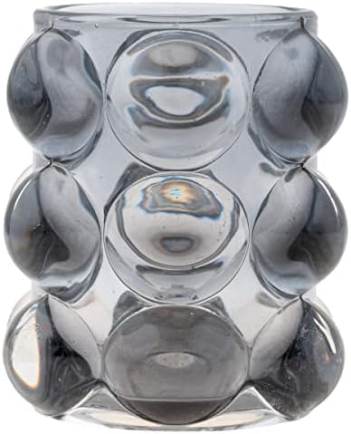 Karma Lucia Hobnail Votive Candle Holder Gray