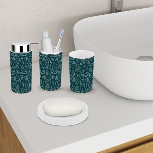 Bathroom Accessory Set 6 Piece