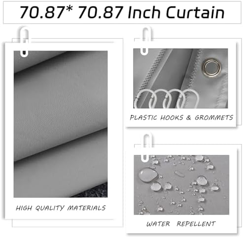 Grey Bathroom Accessories Set