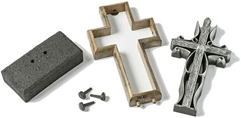The Hand-Scraped Rustic Beech Iron Unity Cross