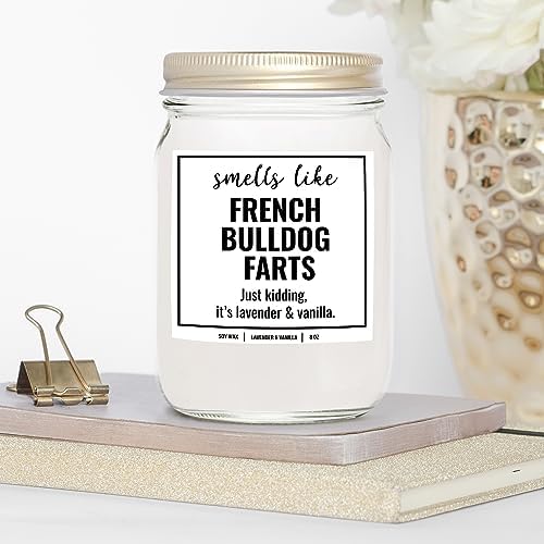 French Bulldog Candle