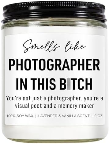 Surprise Smells Like Photographer Candle for Givers and Receivers