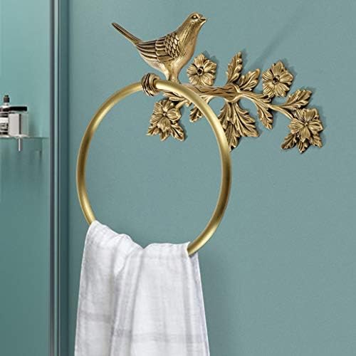 Stylish Copper Wall-Mounted Bath Organizer