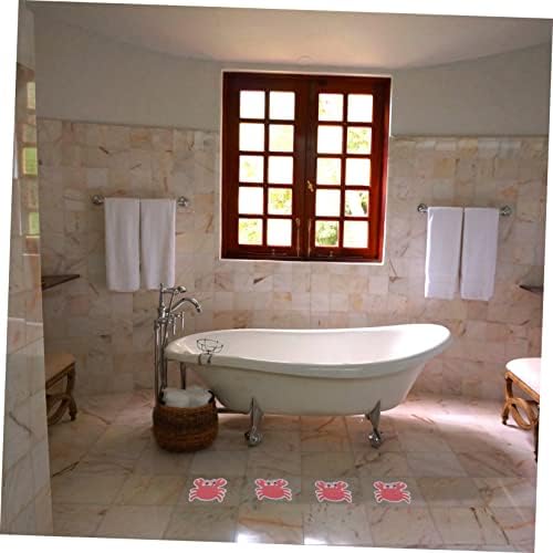 VOSAREA 8Pcs Cartoon Bathtub Stickers Self Adhesive Non Slip Decals