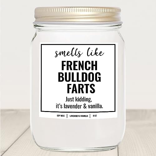 French Bulldog Candle