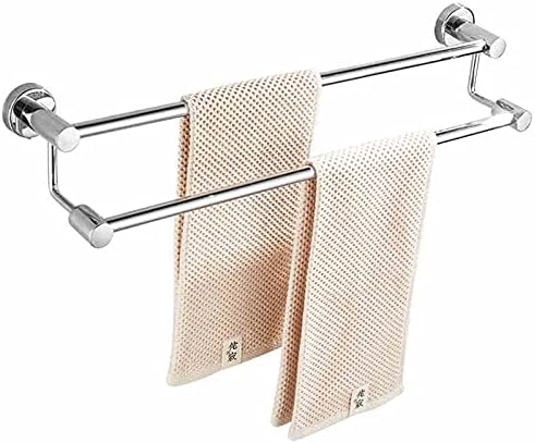 YDYFC 24-Inch Wall-Mounted Towel Holder Stainless Steel Polished Silver