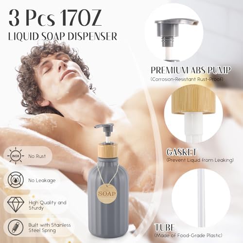 32-Piece Grey Bathroom Accessories Set