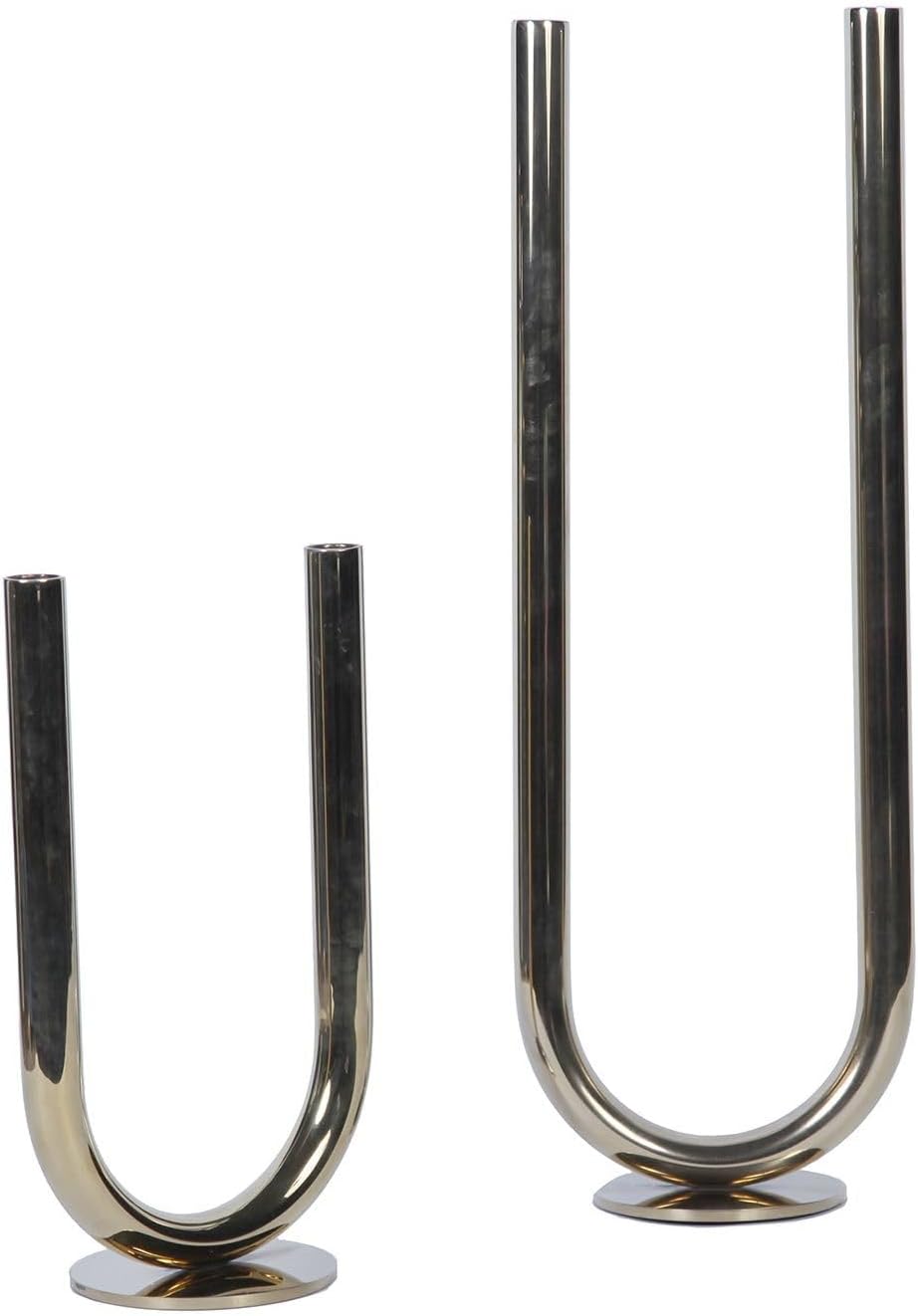 Elegant U-Shaped Candle Holder