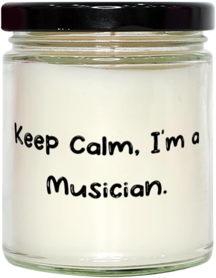 Delightful Musician Candle with Aromatherapy for Home Decor