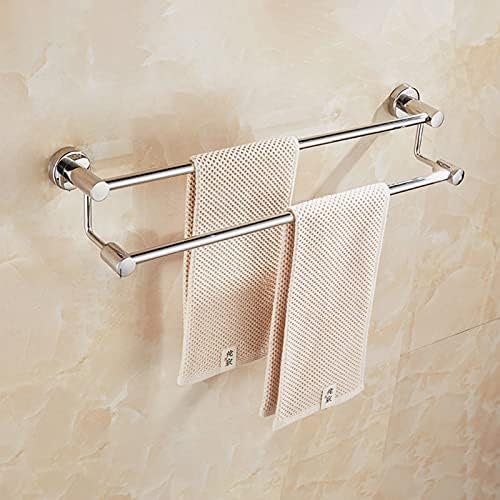 YDYFC 24-Inch Wall-Mounted Towel Holder Stainless Steel Polished Silver