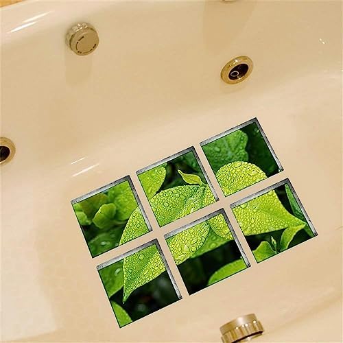 Non Slip Bathtub Stickers Square for Adults 59x59 Inch x 6pcs