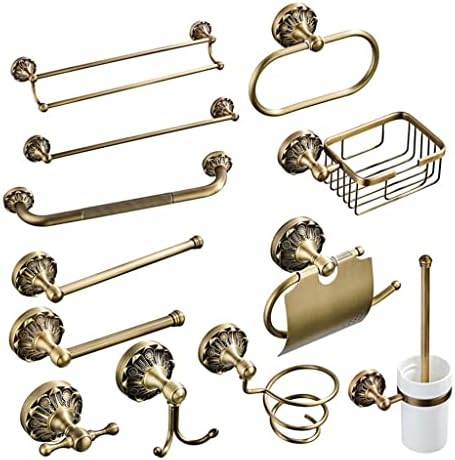 Bath Organizing Set Antique Brass Hardware Elegant bathroom Set