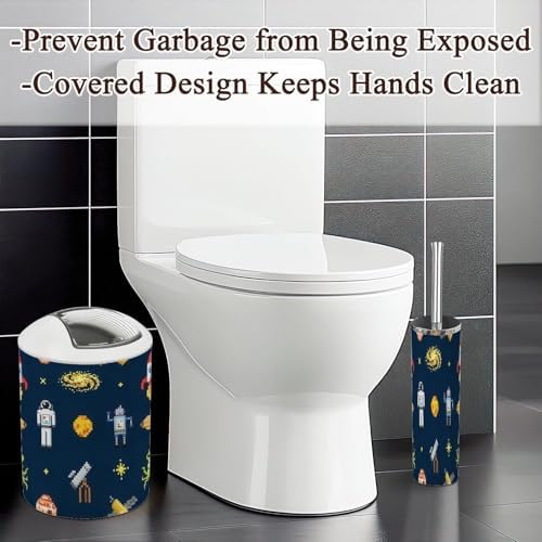 JBNJANKDAV Space Seamless 6-Piece Bathroom Accessories Set