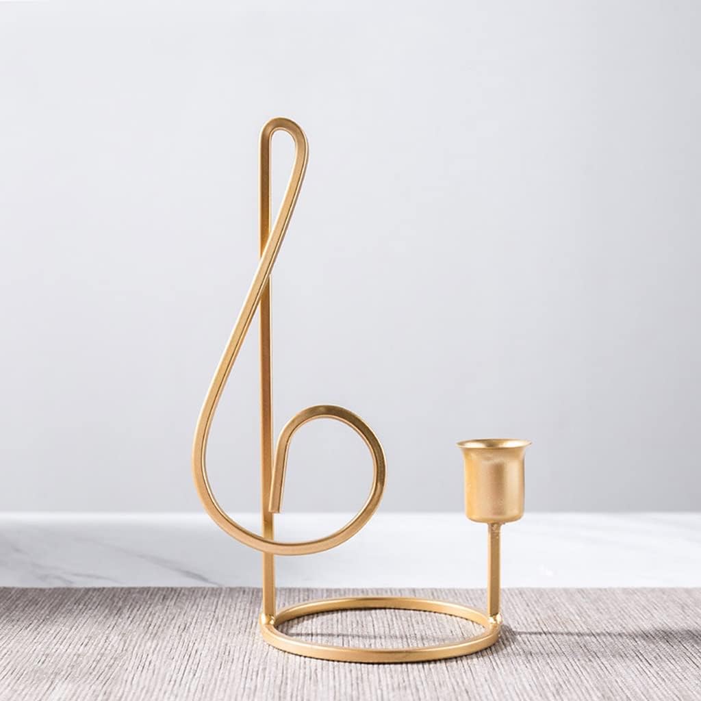 Elegant Golden Candle Holder