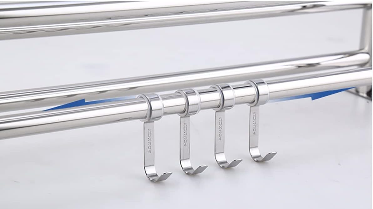 Premium Stainless Steel Towel Rack with Modern Design for Bathroom Kitchen Use