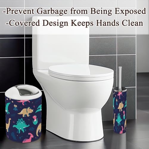 Dinosaur Bathroom Accessories Set 6 Pcs Modern Decor