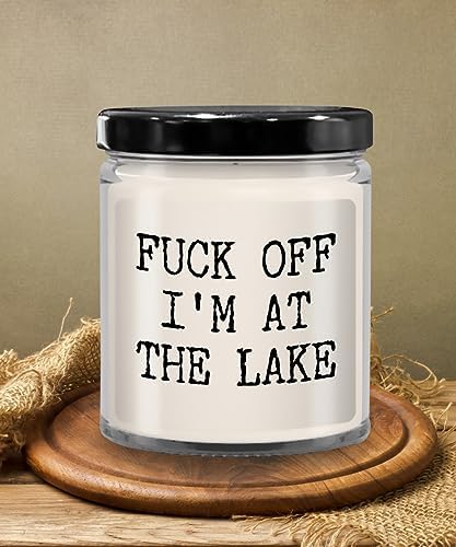 Cute But Rude Fuck Off Im at the Lake 9oz Vanilla Candle