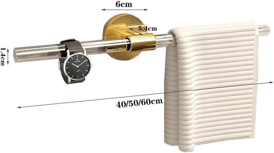 Sturdy Wall-Mounted Towel Bar