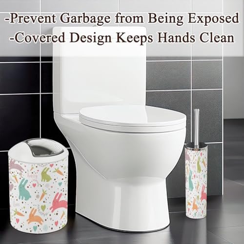 Bathroom Accessories 6-Piece Cartoon Pattern Set for Kids
