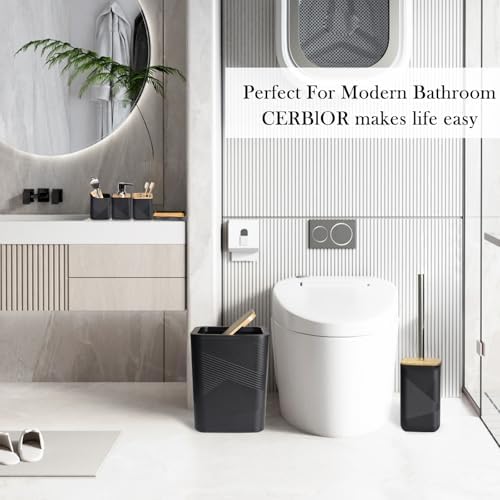 CERBIOR 6-Piece Bamboo Bath Ensemble