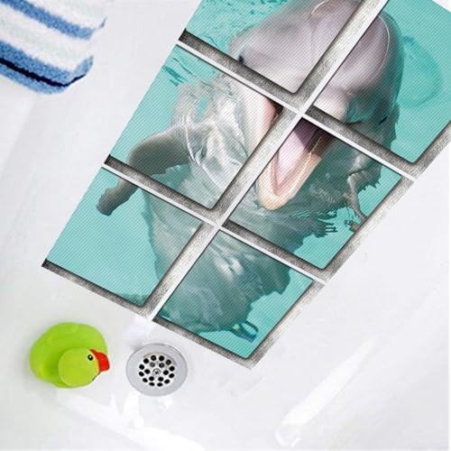 Non-Slip Bathtub Stickers for Adults Kids 59x59 inch x6pcs