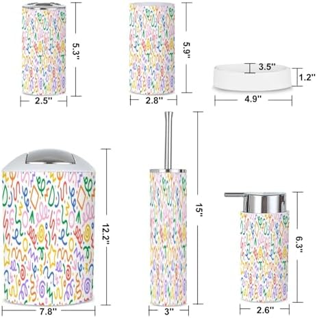 6-Piece Bathroom Accessories Set