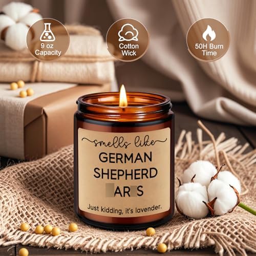 German Shepherd Fart Candle