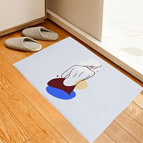 Fluffy and Modern Door Mat for Kids Entries and Homes