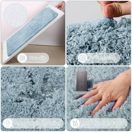 XLHOMO Light Blue Bathroom Accessories Set 25PC