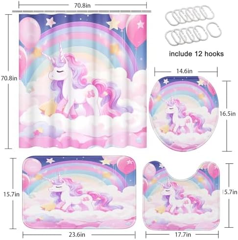 Arttown Unicorn bathroom set Spotlight