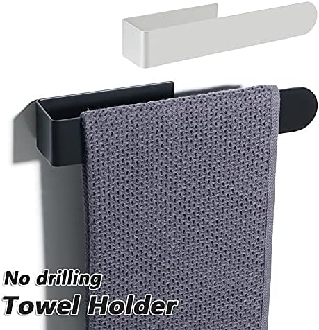 BOCbco Black Stainless Steel Wall-Mounted Towel Rail with Easy Installation