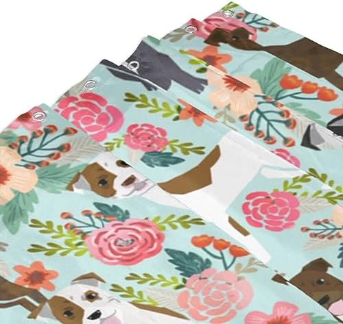 Cute Dog Shower Curtains for Kids