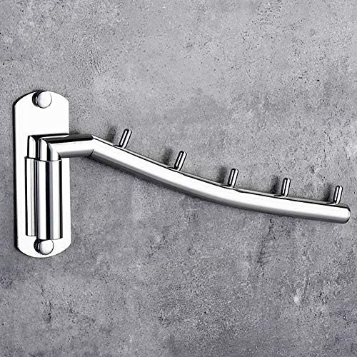 Pilipane Rotatable Stainless Steel Clothes Hanger Towel Rack