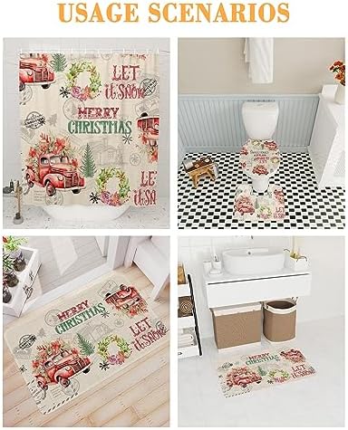 Bathroom Essentials Set with Retro Highlights