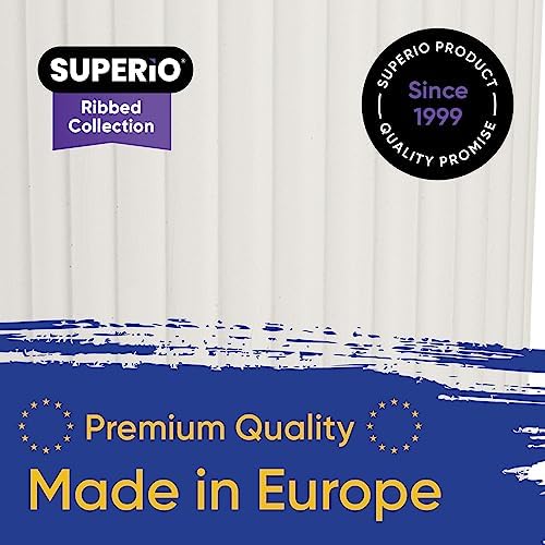 Superio Ribbed Collection - Bathroom Accessories Set