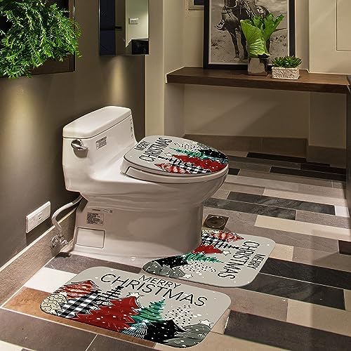 Merry Christmas Bath Set with Rugs