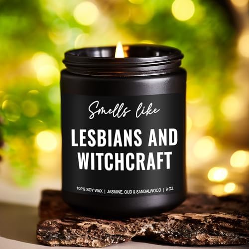 Lesbians and Witchcraft Candle - Funny Gift for Women