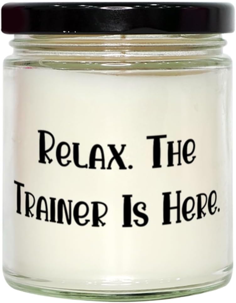 Relaxing Soy Wax Candle for Trainer