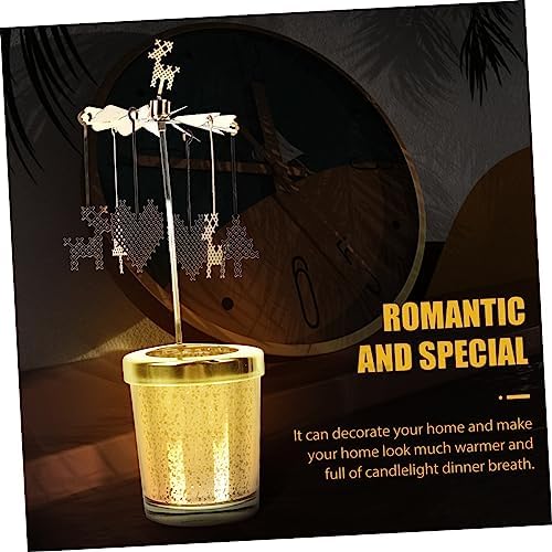 Creative Rotary Candle Holder -Sturdy Elegant for Romantic Settings