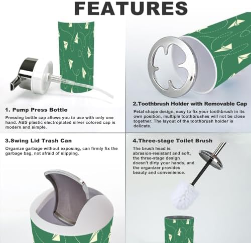 Bathroom Organizing Kit 6-Piece Set Perfect for Tidying Up