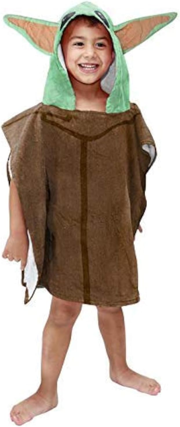 Jay Franco Star Wars The Child Bath Poncho - 28x56 Inches Cotton Towel