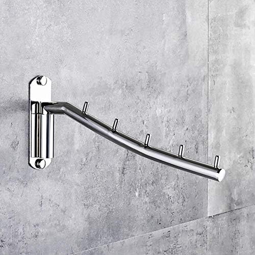Pilipane Rotatable Stainless Steel Clothes Hanger Towel Rack