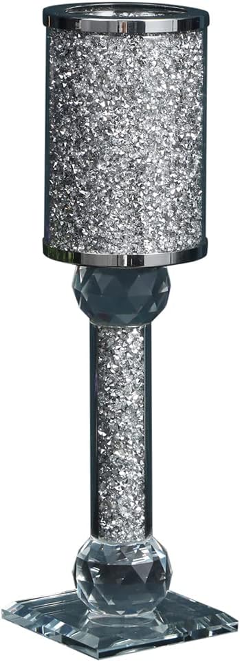Elegant Silver Candle Holder