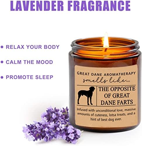 Great Dane Mom Candle Insightful scented soy wax candle for dog owners