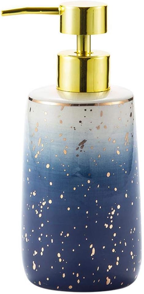 Gradient Blue Ceramic Bathroom Accessory Set for Home