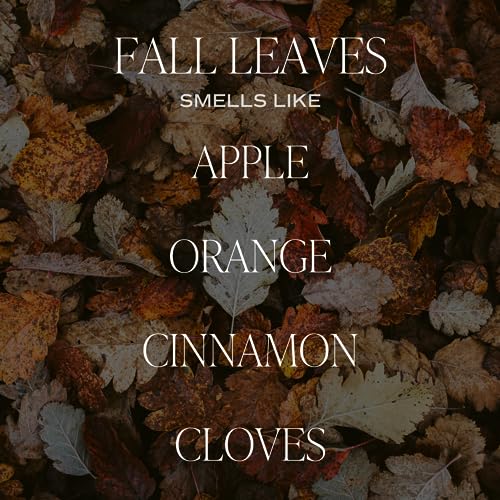 Sweet Water Decor Leaves Candle 9oz Jar Fall Scented