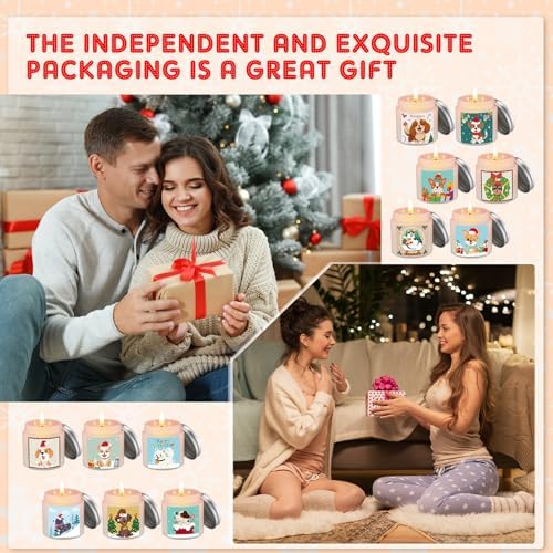 Nuanchu 12 Pcs Scented Jar Candles for Home andbgftpresents